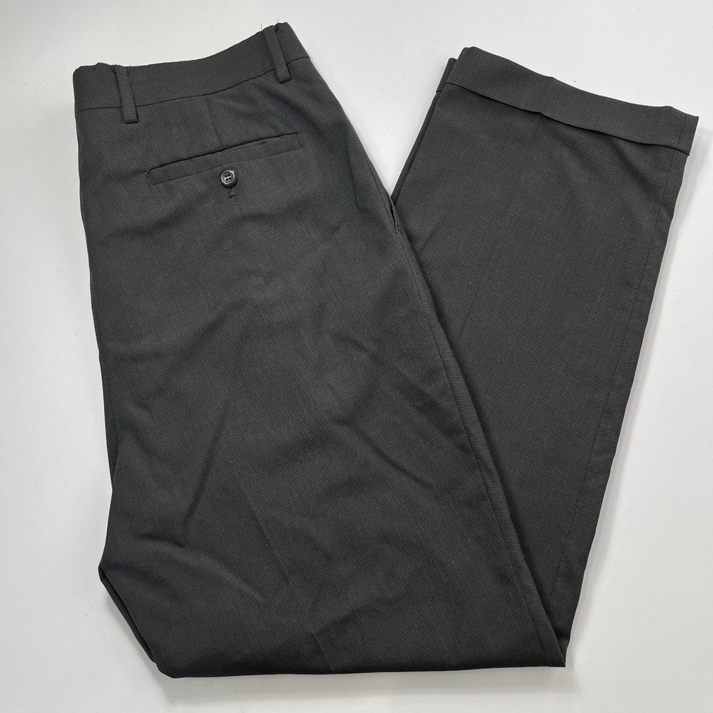 Louis Raphael Mens Grey Dress Slacks Pants, Louis Raphael Mens Business‎ 599